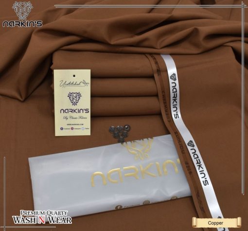 Narkin Zayan Winter Wash and Wear Suit – Unstitched Fine-Weave Fabric for Pakistani Men