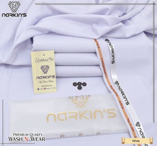 Narkin Haneef Winter Wash and Wear Unstitched Fabric for Men – Soft Matte Finish