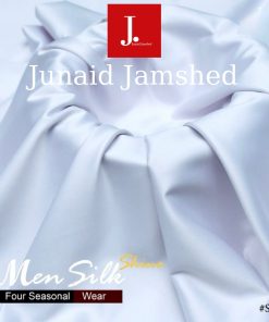 "Junaid Jamshed Men’s Wash & Wear Silk Suit – Shining Finish"