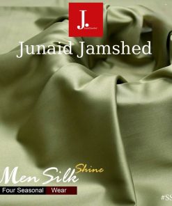 "Men’s Chamak Silk Suit – J. Wash and Wear Unstitched Collection"