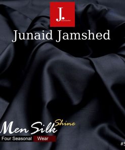 "J. Men’s Glossy Silk Suit – Wash and Wear Fabric Unstitched"