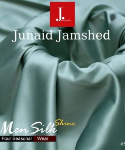 "J. Men’s Unstitched Shiny Suit – Washable Silk Look"