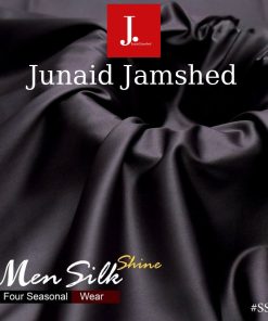 "Junaid Jamshed Silk Chamak Suit – Unstitched Men’s Wear"