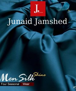"J. Silk Shine Chamak Wash and Wear Unstitched Suit for Men"