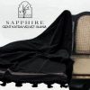 "Premium Sapphire Shawl for Men – Soft Velvet Fabric"