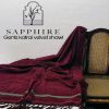 "Men’s Velvet Shawl by Sapphire – Elegant Winter Wear"