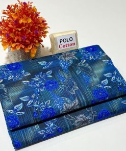 Design 214 – Women’s 2 Piece Allover Cotton Summer Suit with Elegant Everyday Print