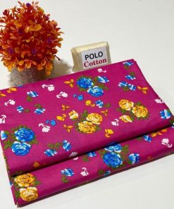 Design 209 – Women’s 2 Piece Allover Cotton Unstitched Summer Suit for Daily Wear