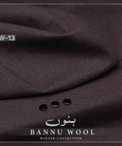 Standard Bannu wool fabric for men’s unstitched winter suit – thick, soft and warm textile