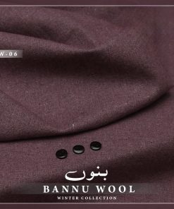 Classic weave Bannu wool men’s unstitched suit fabric – 4-meter cut for winter wear from Faisalabad