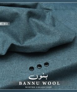 Signature Bannu wool unstitched fabric for men’s suits – 4-meter winter wear with 55-inch width