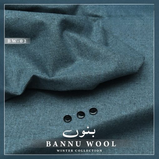 Signature Bannu wool unstitched fabric for men’s suits – 4-meter winter wear with 55-inch width
