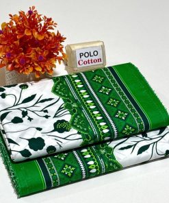 Trendy floral 2 piece cotton outfit for ladies in summer