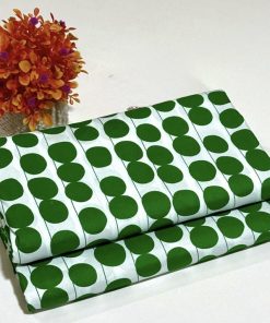 14 August Green White Allover Cotton 2PC Suit for Women – Design 234