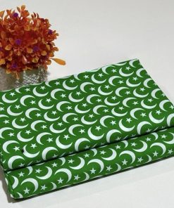 Design 237 Women’s Green & White Allover Cotton 2PC Unstitched Suit for 14 August