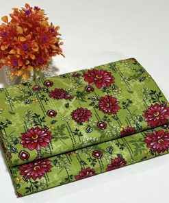 Design 242 – Women’s 2PC Summer Cotton Suit with Allover Print