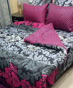 Premium Quality 6 Pcs Razai Set with Bedsheet and Covers