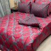 King Size Bedding Set with Printed Comforter and Pillow Covers