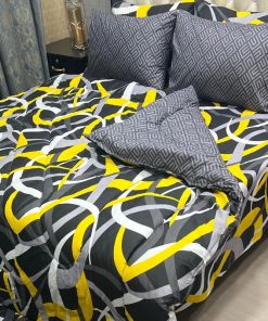 Durable and Colorfast 6 Pcs Vicky Razai Bedding Collection