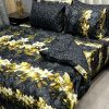 King Size 6 Piece Bedding Set with Printed Razai