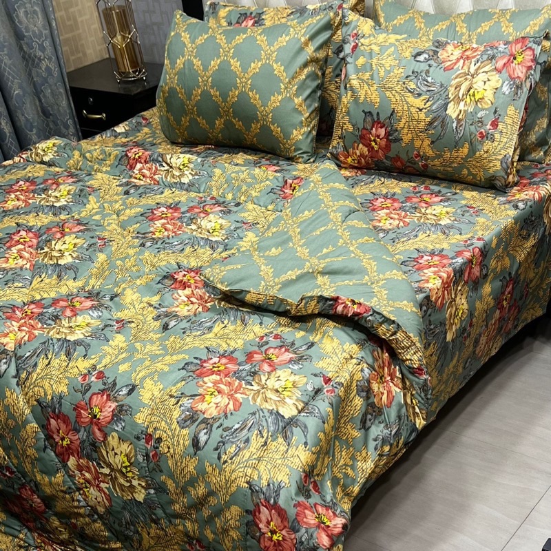 Vicky Printed 6 Pcs Razai Set for Stylish Bedroom