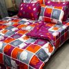 Elegant Printed 6 Piece Bedding Set for Modern Homes