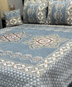 Velvet Jacquard 4PCS King Size Bedding Premium | SKU-21