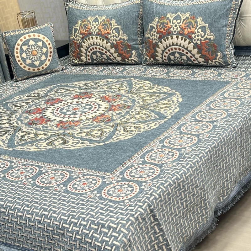 Royal Comfort King Size 4PCS Velvet Jacquard | SKU-24