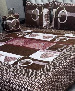 Premium Plush King Size Velvet Jacquard 4PCS | SKU-32