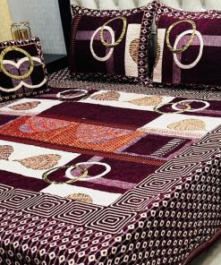 Velvet Jacquard 4PCS King Size Winter Set | SKU-30