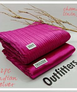 Ladies Indian Chamki Allover Velvet 2PC Suit | Winter Velvet by Jalwa Store