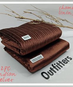 Indian Chamki Allover Velvet 2PC Suit for Women Winter Collection