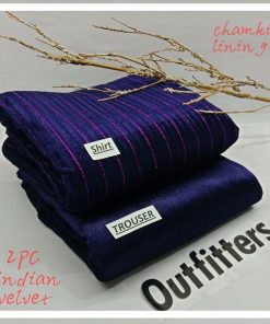 Indian Chamki Allover Velvet 2PC Suit for Women – Jalwa Store