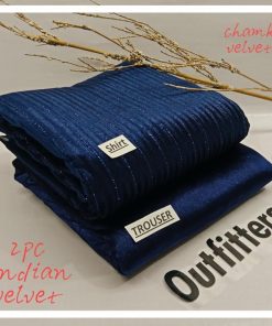 Indian Chamki Allover Velvet 2PC Suit for Women – Jalwa Store