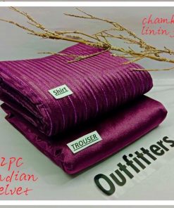 Indian Chamki Allover Velvet 2PC Suit for Women – Jalwa Store