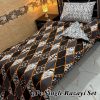 Affordable Single Bed Razai Set in Pakistan featuring soft 500 GSM quilt, breathable mix cotton bedsheet, and matching pillow cover for hostels and guest rooms.