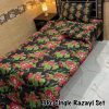 Bright and Stylish Single Bed Printed Razai Set with 3 pieces including warm 500 GSM quilt, soft mix cotton bedsheet, and pillow cover for daily use.