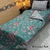 Soft Single Size Printed Razai Set with 3 pieces including warm 500 GSM quilt, mix cotton bedsheet, and pillow cover for stylish single bed décor.