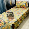 Easy Wash Mix Cotton Bedsheet for Single Bed