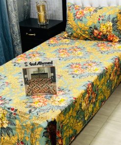 Easy Wash Mix Cotton Bedsheet for Single Bed