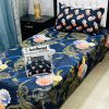 Stylish Mix Cotton Single Bedsheet 4PC Set