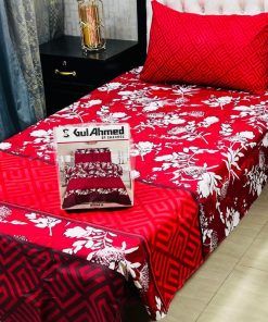 Fine Quality Mix Cotton Bedsheet Set for Home Use