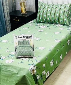 Soft Comfort Mix Cotton Bedsheet for Single Bed