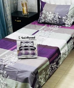 Perfect Single Pair Mix Cotton Bedsheet Set