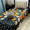 Fine Cotton Blend Single Bedsheet 4PC Set