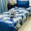 Trendy Design Mix Cotton Single Pair Bedsheet