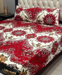 stylish crystal cotton bedsheet for bedroom decor