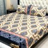 3D crystal cotton bedsheet printed 3pc set