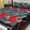realistic printed cotton bedsheet in crystal fabric