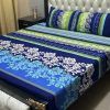 double bed cotton bedsheet with unique 3D patterns
